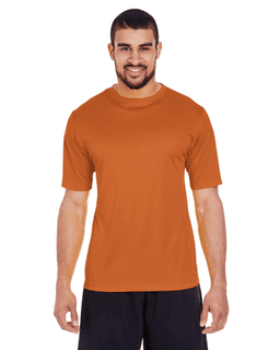 Sample of Team 365 TT11 - Men's Zone Performance T-Shirt in SPRT BRNT ORANGE from side front