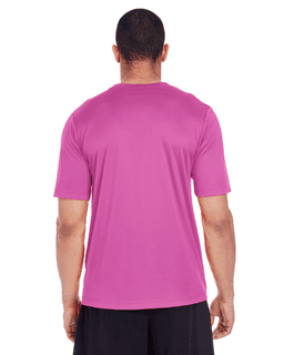Sample of Team 365 TT11 - Men's Zone Performance T-Shirt in SP CHARITY PINK from side back