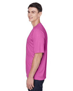 Sample of Team 365 TT11 - Men's Zone Performance T-Shirt in SP CHARITY PINK from side sleeveright