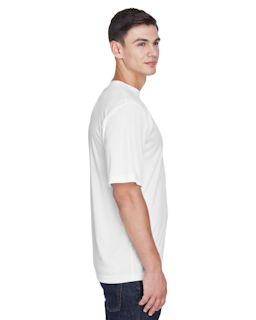 Sample of Team 365 TT11 - Men's Zone Performance T-Shirt in WHITE from side sleeveleft