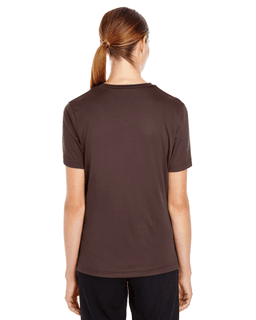 Sample of Team 365 TT11W - Ladies' Zone Performance T-Shirt in SPORT DARK BROWN from side back
