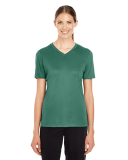 Sample of Team 365 TT11W - Ladies' Zone Performance T-Shirt in SPORT DARK GREEN from side front