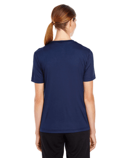 Sample of Team 365 TT11W - Ladies' Zone Performance T-Shirt in SPORT DARK NAVY from side back