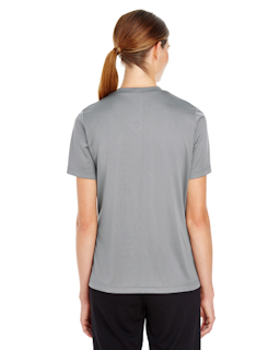 Sample of Team 365 TT11W - Ladies' Zone Performance T-Shirt in SPORT GRAPHITE from side back