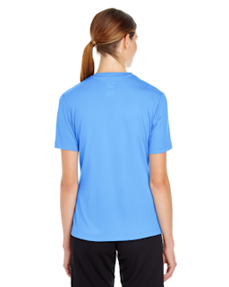 Sample of Team 365 TT11W - Ladies' Zone Performance T-Shirt in SPORT LIGHT BLUE from side back