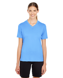 Sample of Team 365 TT11W - Ladies' Zone Performance T-Shirt in SPORT LIGHT BLUE from side front