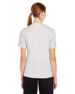 Sample of Team 365 TT11W - Ladies' Zone Performance T-Shirt in SPORT SILVER from side back