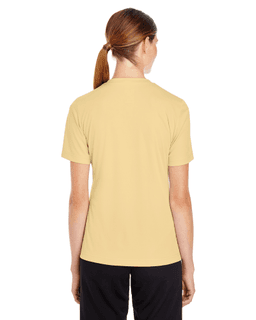 Sample of Team 365 TT11W - Ladies' Zone Performance T-Shirt in SPORT VEGAS GOLD from side back