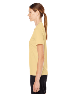Sample of Team 365 TT11W - Ladies' Zone Performance T-Shirt in SPORT VEGAS GOLD from side sleeveright
