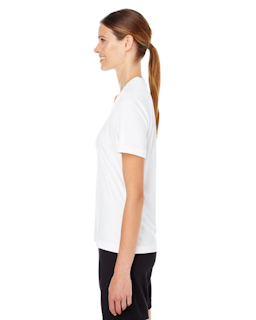 Sample of Team 365 TT11W - Ladies' Zone Performance T-Shirt in WHITE from side sleeveright