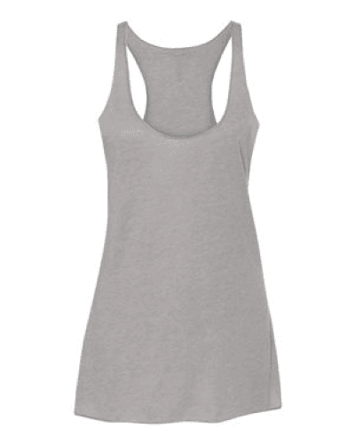Sample of Women's Triblend Racerback Tank in Athletic Grey Triblend style