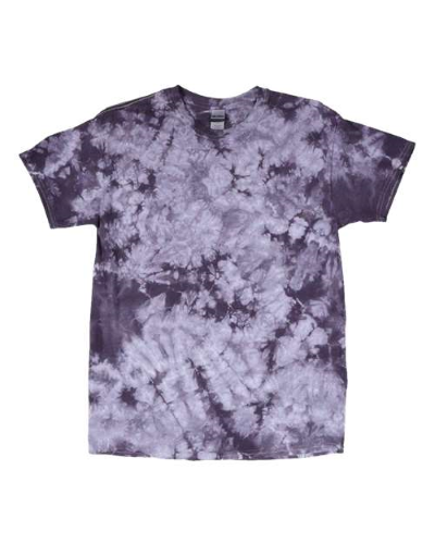 Sample of Crystal Tie Dyed T-Shirt in Blackberry style