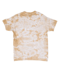 Sample of Crystal Tie Dyed T-Shirt in Honey from side back