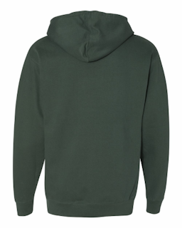 Sample of Midweight Hooded Sweatshirt in Alpine Green from side back
