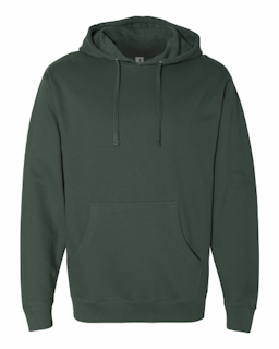 Sample of Midweight Hooded Sweatshirt in Alpine Green from side front