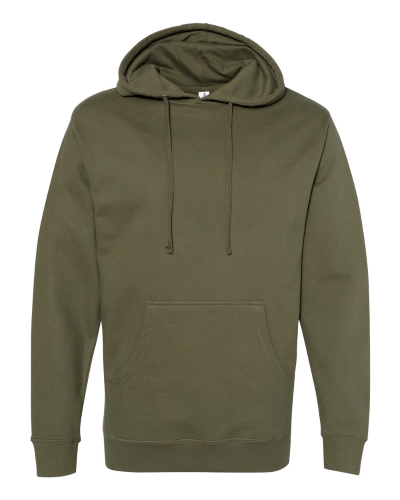 Sample of Midweight Hooded Sweatshirt in Army style