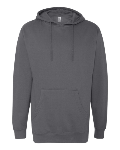 Sample of Midweight Hooded Sweatshirt in Charcoal style