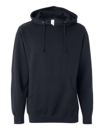 Sample of Midweight Hooded Sweatshirt in Classic Navy style