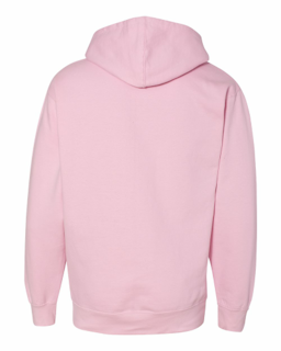 Sample of Midweight Hooded Sweatshirt in Light Pink from side back