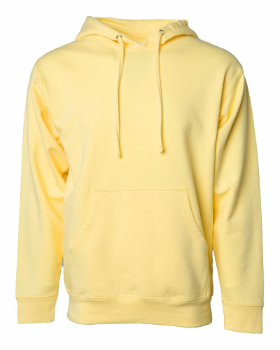 Sample of Midweight Hooded Sweatshirt in Light Yellow style