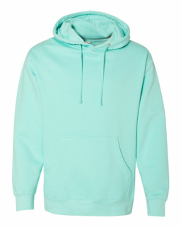 Sample of Midweight Hooded Sweatshirt in Mint from side front