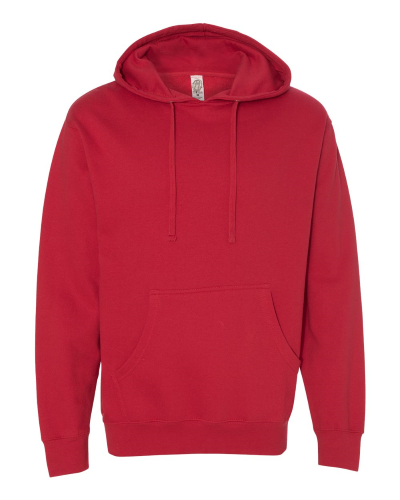Sample of Midweight Hooded Sweatshirt in Red style