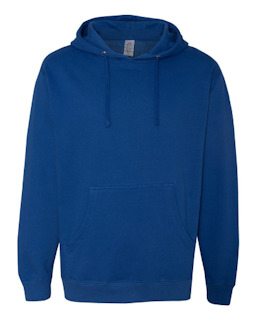 Sample of Midweight Hooded Sweatshirt in Royal from side front