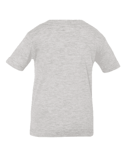 Sample of Fine Jersey Infant T-Shirt in Heather from side back