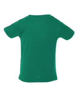 Sample of Fine Jersey Infant T-Shirt in Kelly from side back