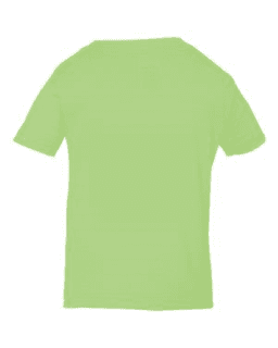 Sample of Fine Jersey Infant T-Shirt in KeyLime from side back