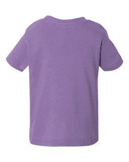 Sample of Fine Jersey Infant T-Shirt in Lavender from side back