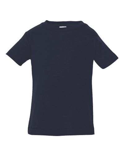 Sample of Fine Jersey Infant T-Shirt in Navy style