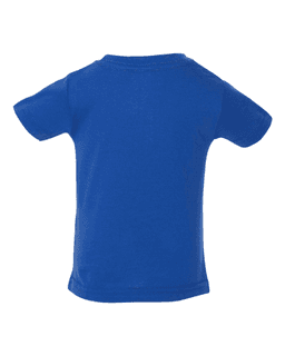 Sample of Fine Jersey Infant T-Shirt in Royal from side back
