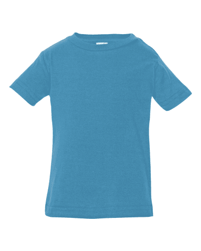 Sample of Fine Jersey Infant T-Shirt in Turquoise style