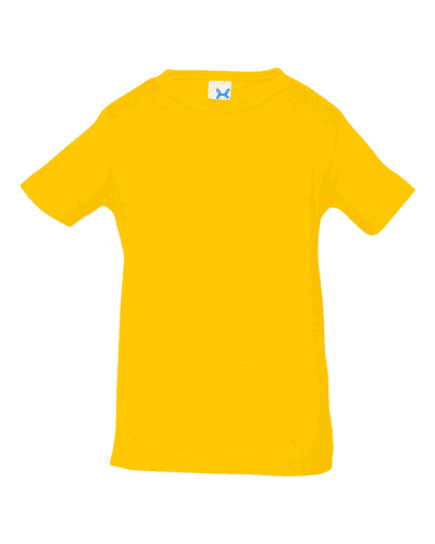 Sample of Fine Jersey Infant T-Shirt in Yellow style