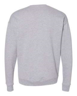 Sample of Unisex Drop Shoulder Sweatshirt in AthleticHeather from side back