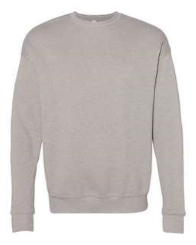 Sample of Unisex Drop Shoulder Sweatshirt in HeatherStone style