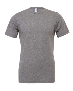 Sample of Canvas 3413 - Unisex Triblend Short-Sleeve T-Shirt in GREY TRIBLEND from side front