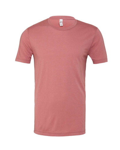 Sample of Canvas 3413 - Unisex Triblend Short-Sleeve T-Shirt in MAUVE TRIBLEND style