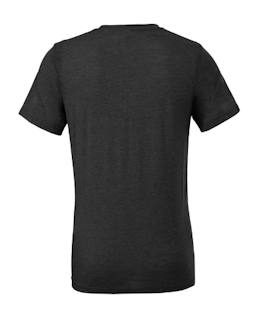Sample of Canvas 3413 - Unisex Triblend Short-Sleeve T-Shirt in SD DARK GRY TRBL from side back