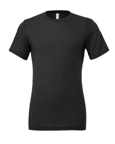 Sample of Canvas 3413 - Unisex Triblend Short-Sleeve T-Shirt in SD DARK GRY TRBL style
