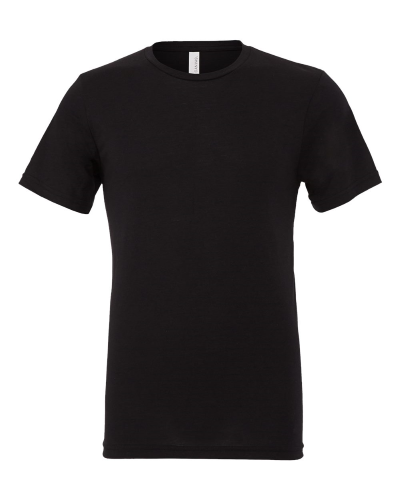 Sample of Canvas 3413 - Unisex Triblend Short-Sleeve T-Shirt in SLD BLK TRIBLEND style