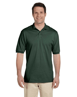 Sample of Jerzees 437 - Adult 5.6 oz. SpotShield Jersey Polo in FOREST GREEN from side front