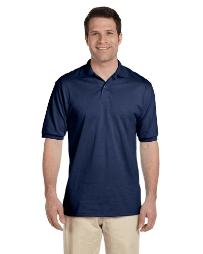 Sample of Jerzees 437 - Adult 5.6 oz. SpotShield Jersey Polo in J NAVY style
