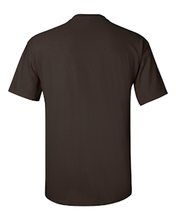 Sample of Gildan 2000 - Adult Ultra Cotton 6 oz. T-Shirt in DARK CHOCOLATE from side back