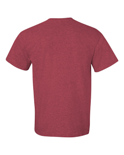 Sample of Gildan 2000 - Adult Ultra Cotton 6 oz. T-Shirt in HEATHER CARDINAL from side back