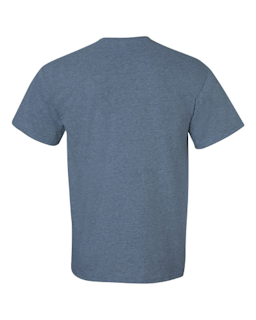 Sample of Gildan 2000 - Adult Ultra Cotton 6 oz. T-Shirt in HEATHER INDIGO from side back
