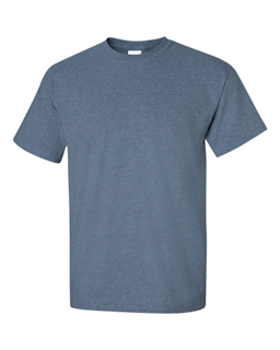 Sample of Gildan 2000 - Adult Ultra Cotton 6 oz. T-Shirt in HEATHER INDIGO from side front