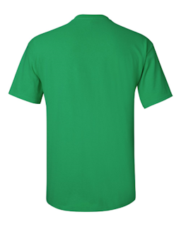 Sample of Gildan 2000 - Adult Ultra Cotton 6 oz. T-Shirt in IRISH GREEN from side back