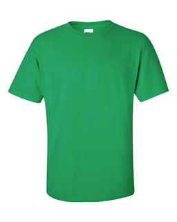 Sample of Gildan 2000 - Adult Ultra Cotton 6 oz. T-Shirt in IRISH GREEN from side front